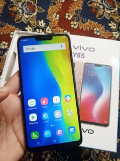 vivo Y85 (4/64)* face id finger lock and complete Box