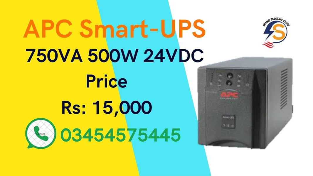 APC SMART UPS 3000VA 2700WATT 48V PURE SINE WAVE 1