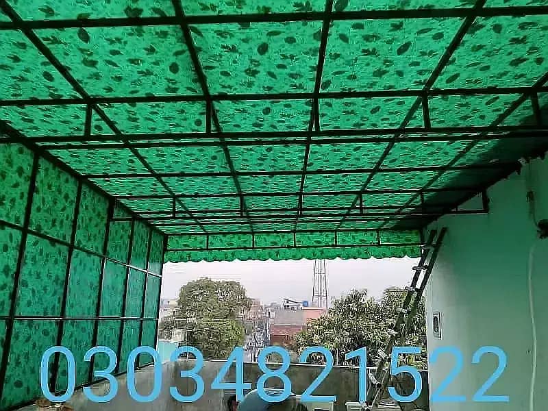 Fiber glass canopy or gazebo/fiber shades / fiber works , car parking 9