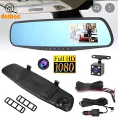 Car DVR recordings front and back camera recorder for sale.