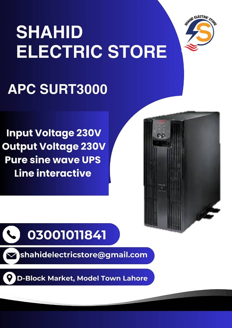 APC UPS 1500va,1000va, 750VA 3000va,5000va ,10kva,20kva,40kva,all ups 15