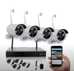 CCTV 2 dahua night vision Camera 2 mp 4 channel DVR installation WiFi