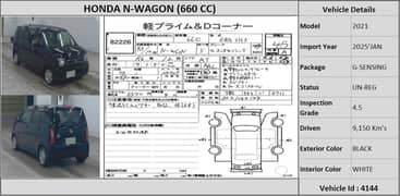 Honda N Wagon 2021 G-Sensing