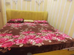 good condition bed without mattress