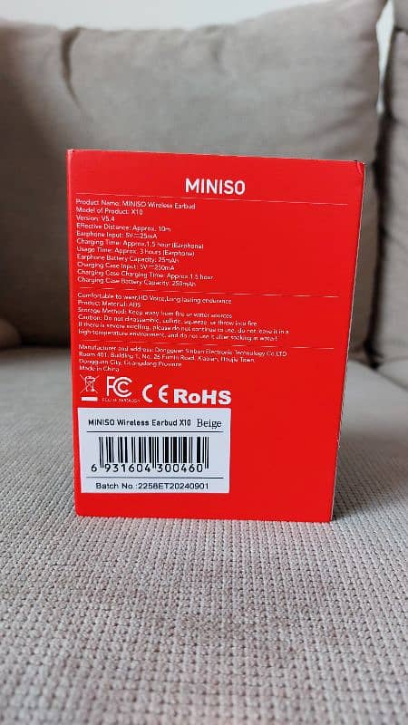 Miniso Wireless Earbud X10 Sleepbuds True Wireless Earphones 1