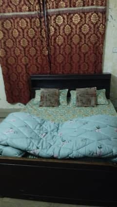 Double bed with mattress (Medicated)