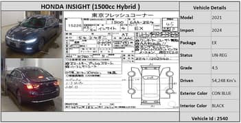 Honda Insight 2021 EX