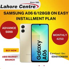 Samsung A06 (6/128GB) Mobile On Installment in Lahore