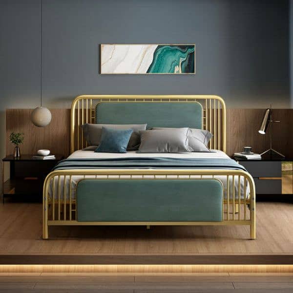 double bed/Single Bed / Iron Bed/steel bed/furniture 12