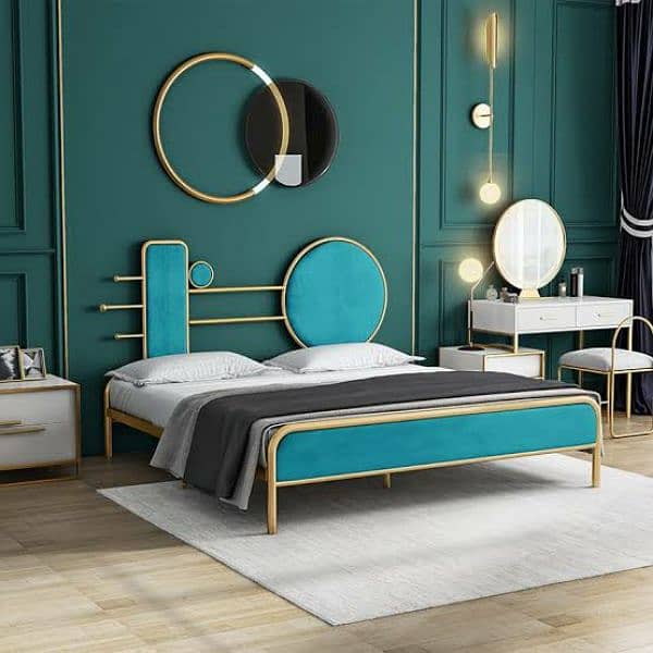 double bed/Single Bed / Iron Bed/steel bed/furniture 13