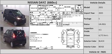 Nissan Dayz 2021 S