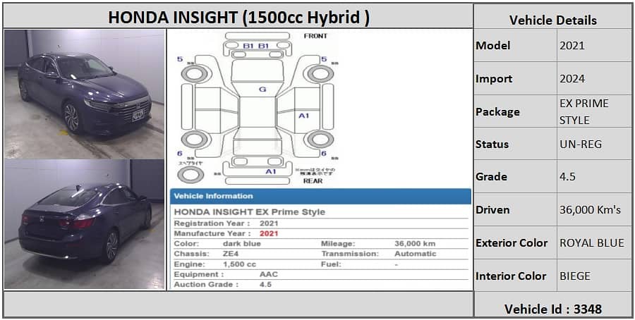 Honda Insight 2021 EX PRIME STYLE 0