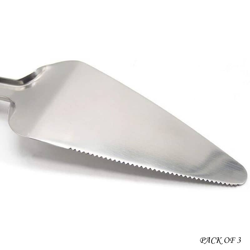 Pack of 3 - Stainless Steel Cake & Pizza Servers 3