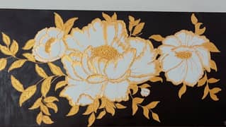 Hand made 3d floral painting