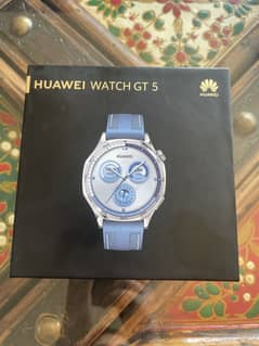 Huawei watch GT 5 brand new with box and charger