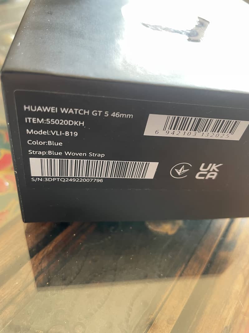 Huawei watch GT 5 brand new with box and charger 1