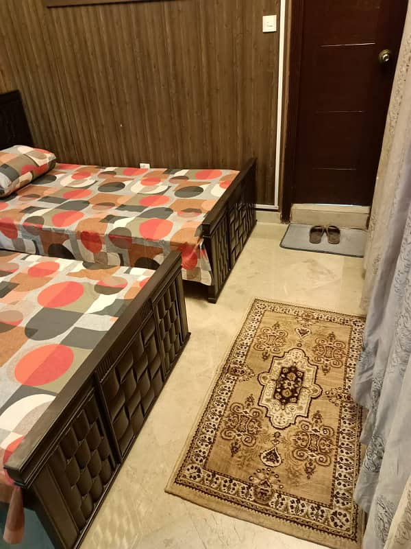 Two bed fully furnished apartment for rent in E-11 Islamabad 6