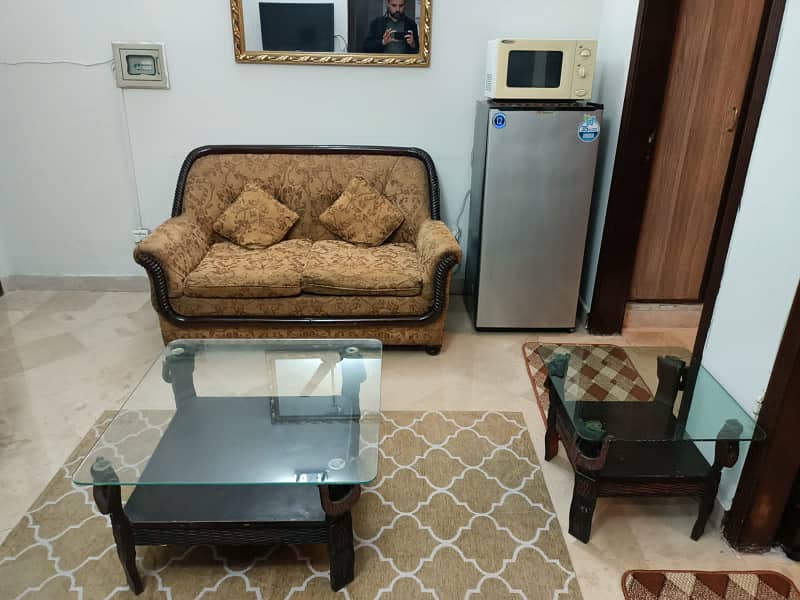 Two bed fully furnished apartment for rent in E-11 Islamabad 7