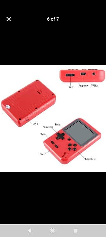 retro rechargeable portable 500 in 1 5