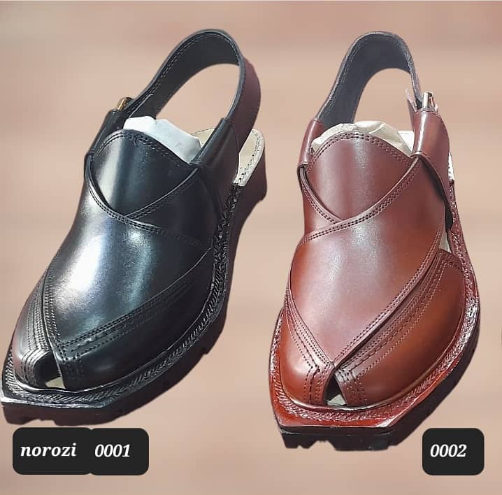 Peshawari chappal available in norozi and kaptan designs 0