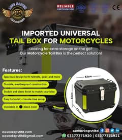 Imported universal Tail box |bike| tail box