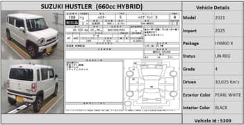 Suzuki Hustler 2021 Hybrid X