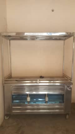 Steel biryani counter for sale