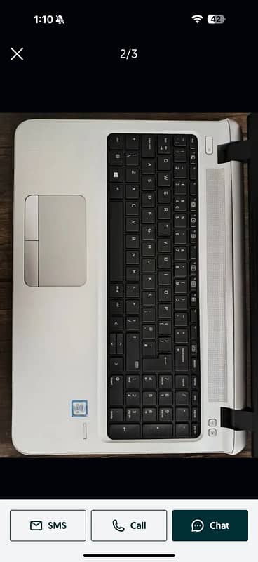 HP 450 probook  i3 6gen 5