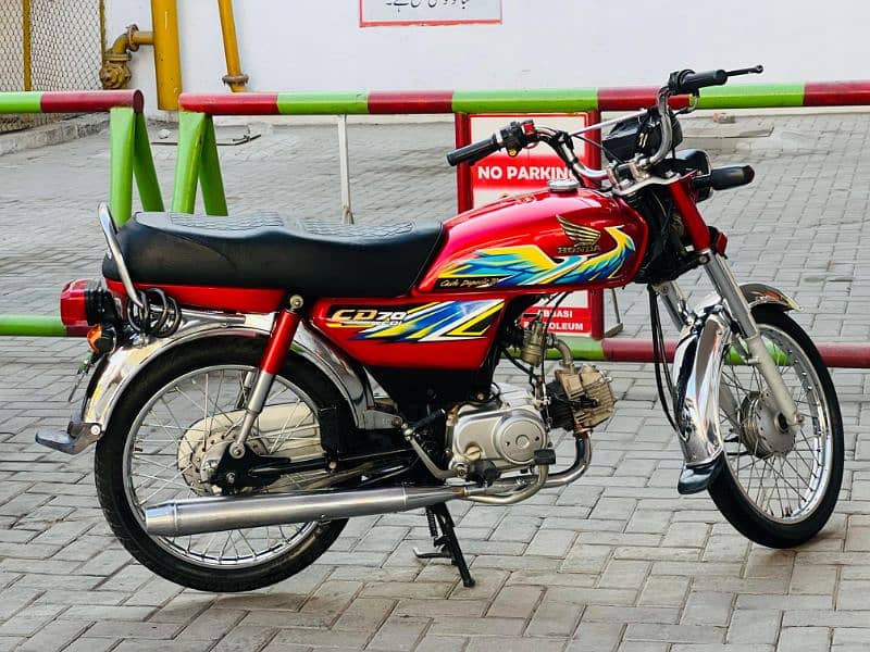 Honda bike CD 70 rwp number 2