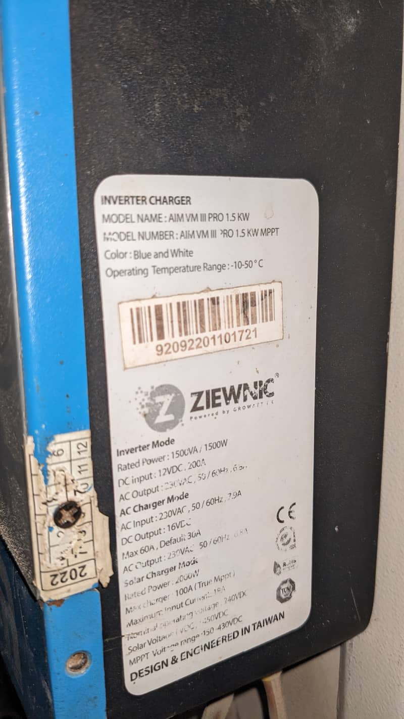 Ziewnic 1.5Kw slightly used for sale 5