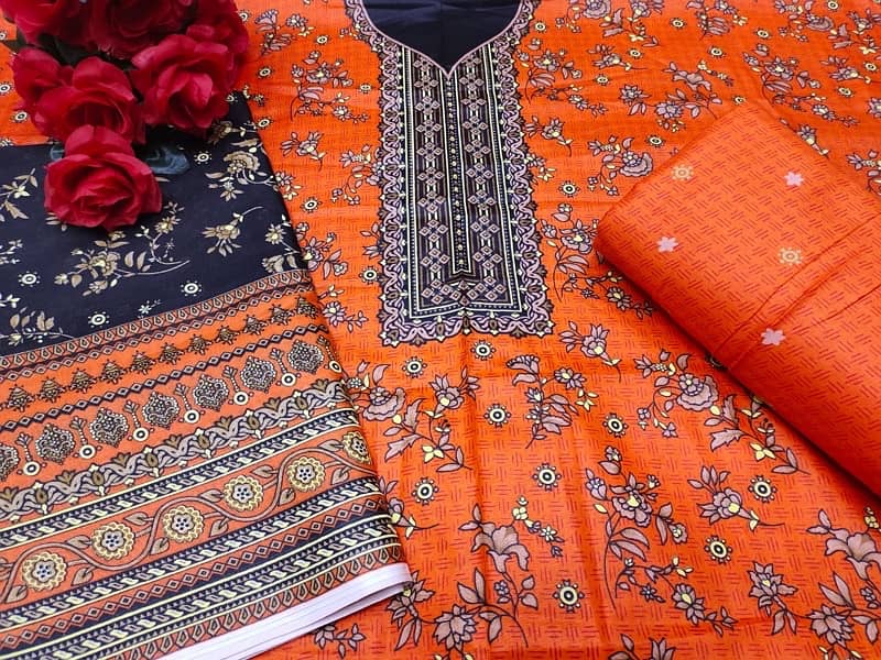 LAWN 3 PIECE PRINTED COLLECTION  FABRIC : *LAWN* 5