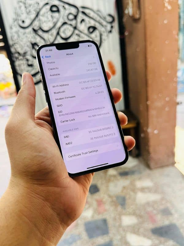 iphone 13 Pro 256GB PTA Approved 94 Health 10