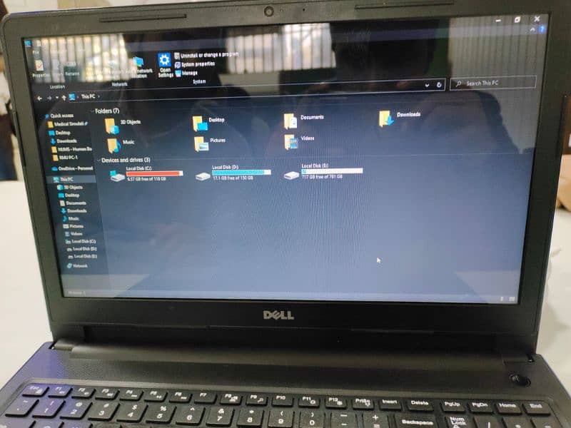 Dell 15" Ci5 7th Gen, 8/128GB SSD + 1TB HDH 5