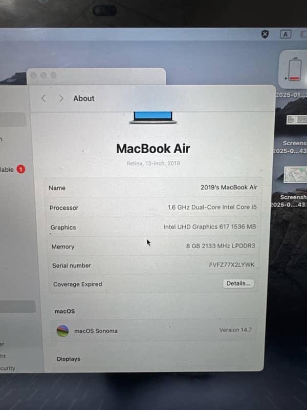 2019 Macbook Air 256gb Retina 3