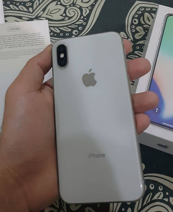 iphone x 256Gb pta approved all details mention in pics 3