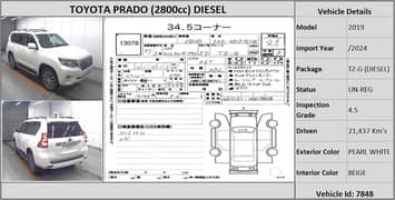 Toyota Prado 2019 TZ-G DIESEL