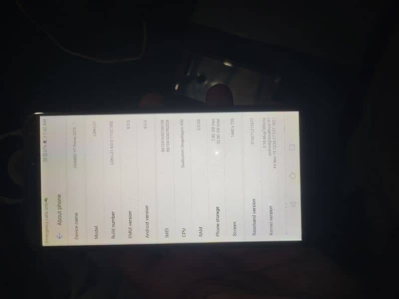 Huawei y7 prime 2018 3/32 all ok no open no repair 6