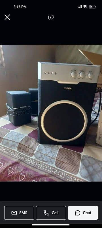 EDIFIER R401 woofer Brand new Condition Heavy system 3