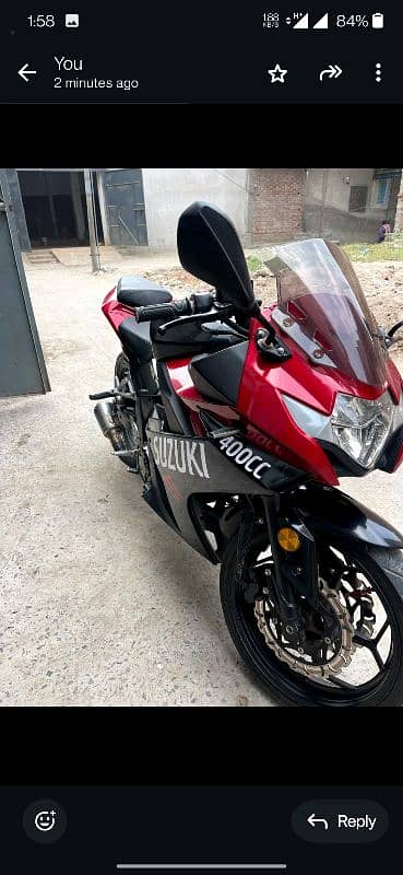 Suzuki Gixxer 400cc dual cylinder 3