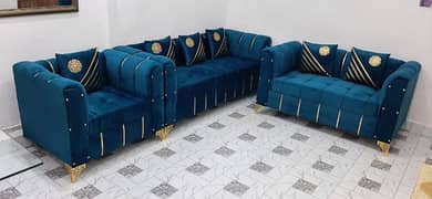 New Texture Design 6 Seater Stylish Sofa Set