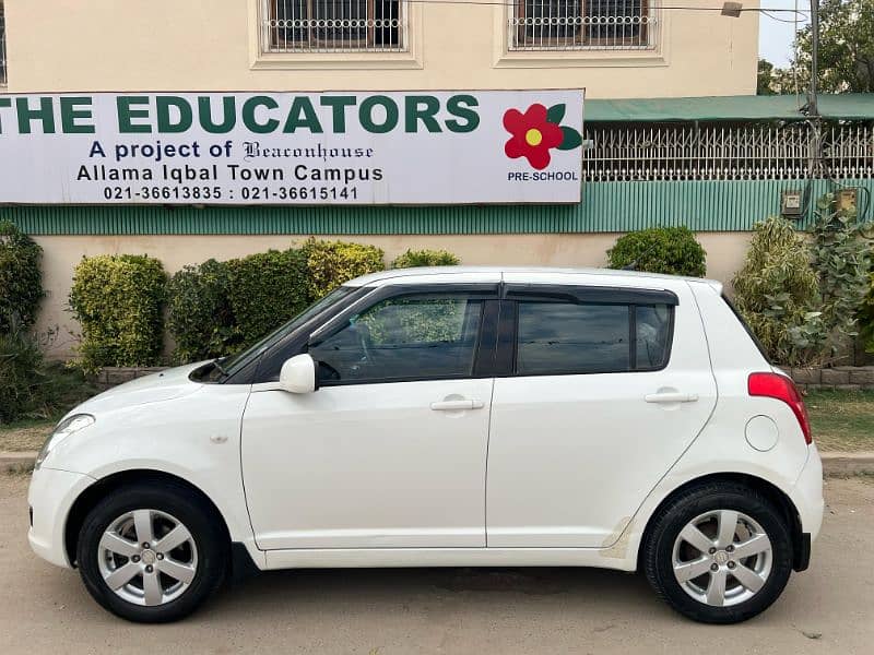 Suzuki Swift DLX model 2017 original white colour 7