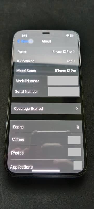 IPHONE 12PRO 256GB 7