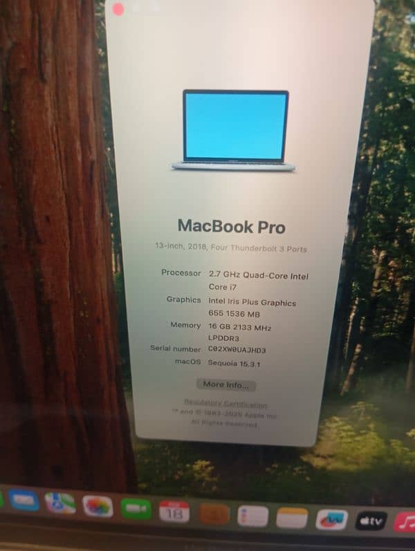 Apple MacBook pro 2018.13inch/MacBook pro for sale 1