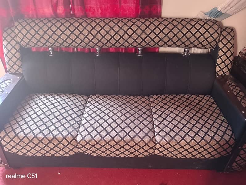 Sofa Set with Bridal Chairs for sale excellent condition 1