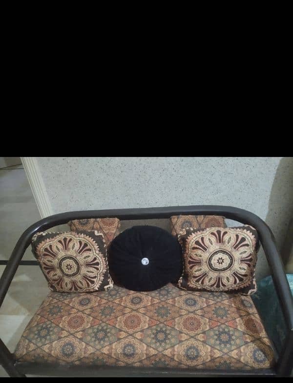 wooden Sofa two Seater in very good condition 1