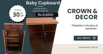 Brand New Baby Cupboard/ Storage Cabinet(Wholesale rates)