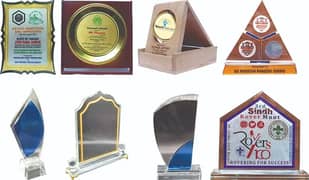 Wooden Sheilds / Awards Shields / Trophy Sign Plate /  Acrylic Shield