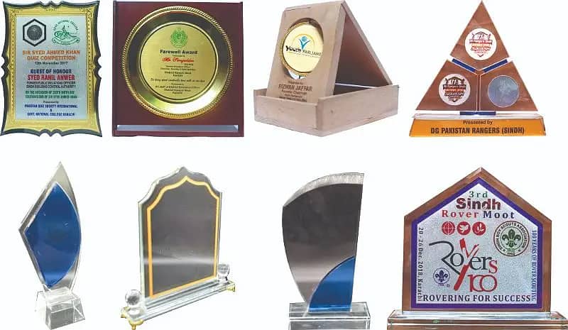 Wooden Sheilds / Awards Shields / Trophy Sign Plate /  Acrylic Shield 0