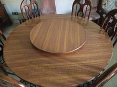 Dining table with 6 chairs