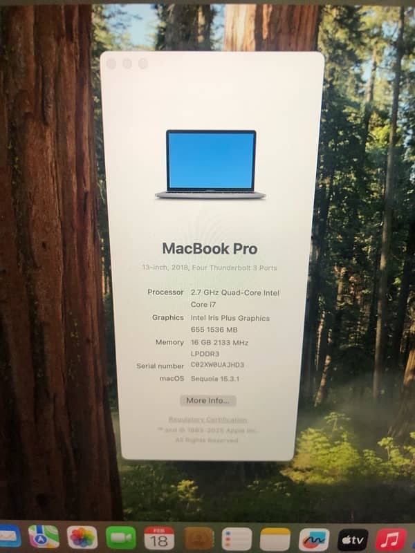 MacBook Pro 2018.13”/core i7/macbook pro for sale Big Ramzan Offer 4